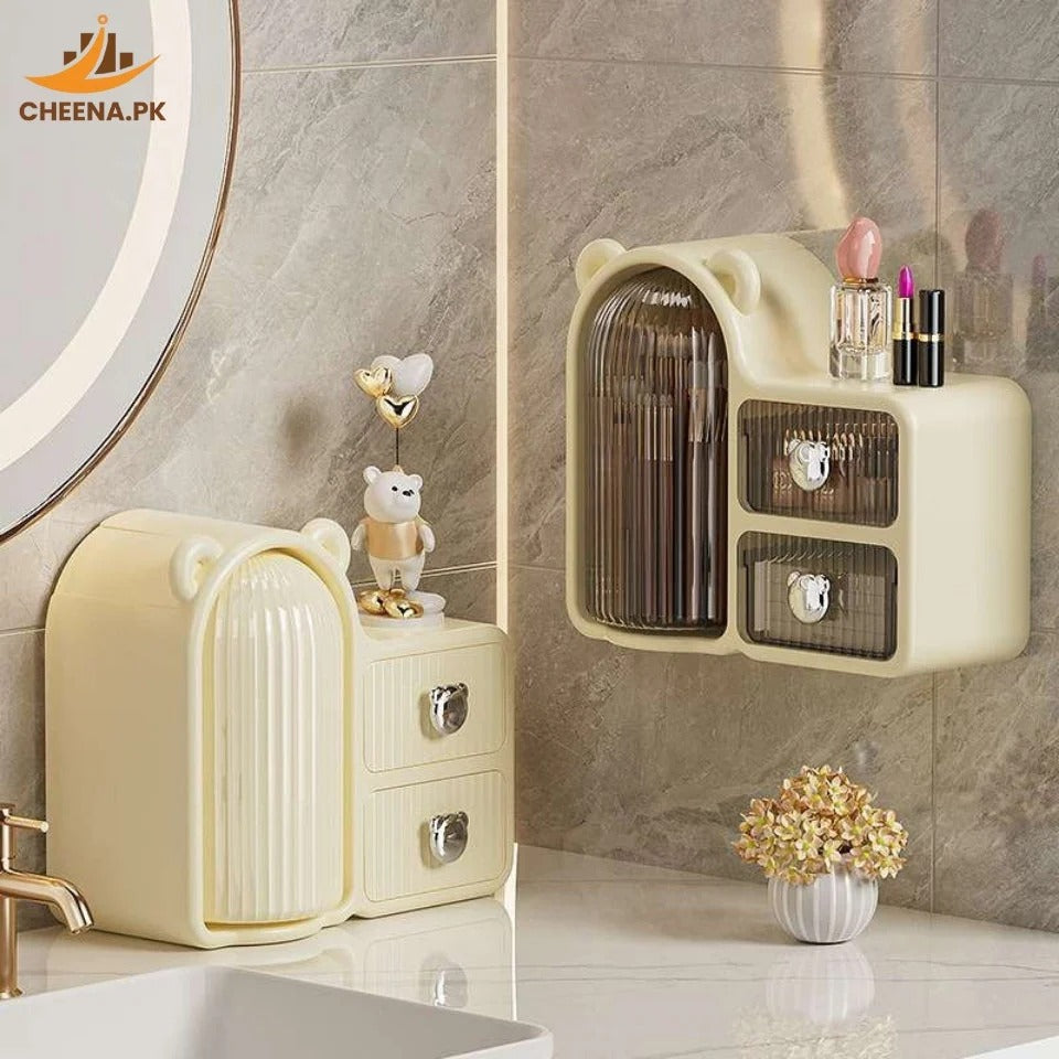 Plastic Cosmetic Organizer with Drawers in Pakistan – Stylish Makeup & Skincare