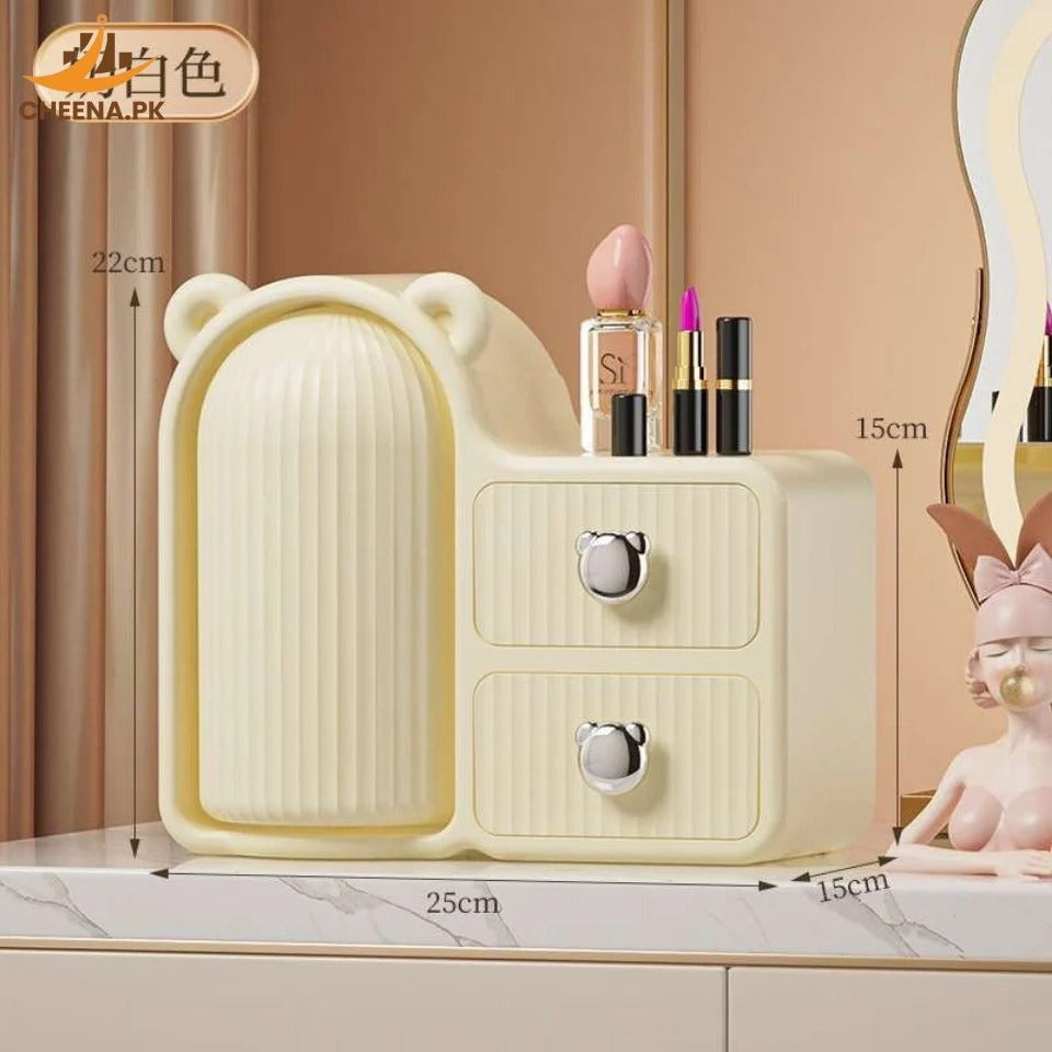 Plastic Cosmetic Organizer with Drawers in Pakistan – Stylish Makeup & Skincare