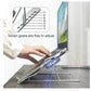 Premium Laptop Cooling Pad with Dual Exhaust fans